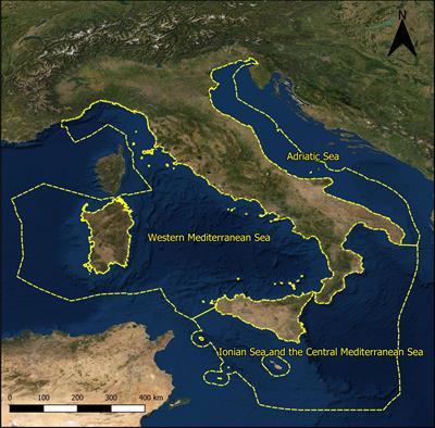 Integrated chemical status of the Italian marine waters sensu Descriptor 8 of the Marine Strategy Framework Directive